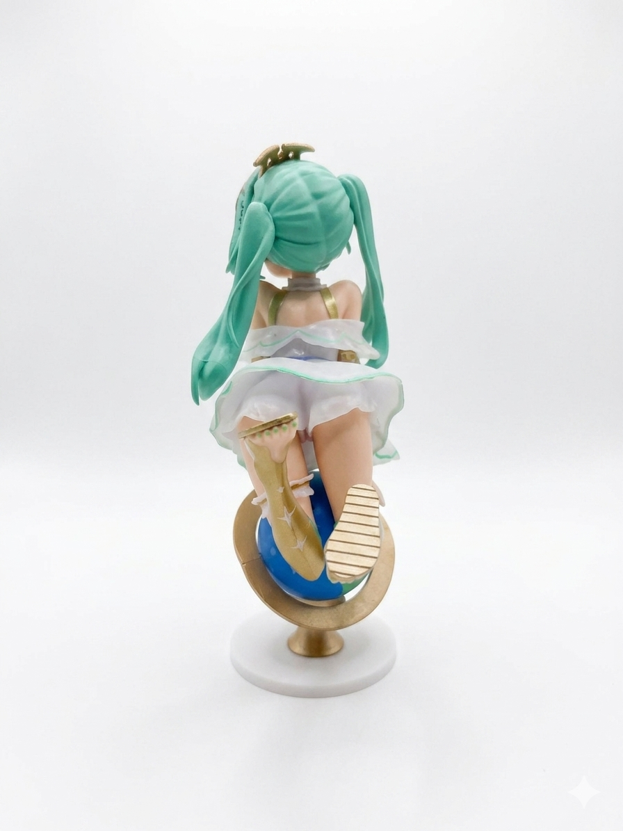 Miku on Globe