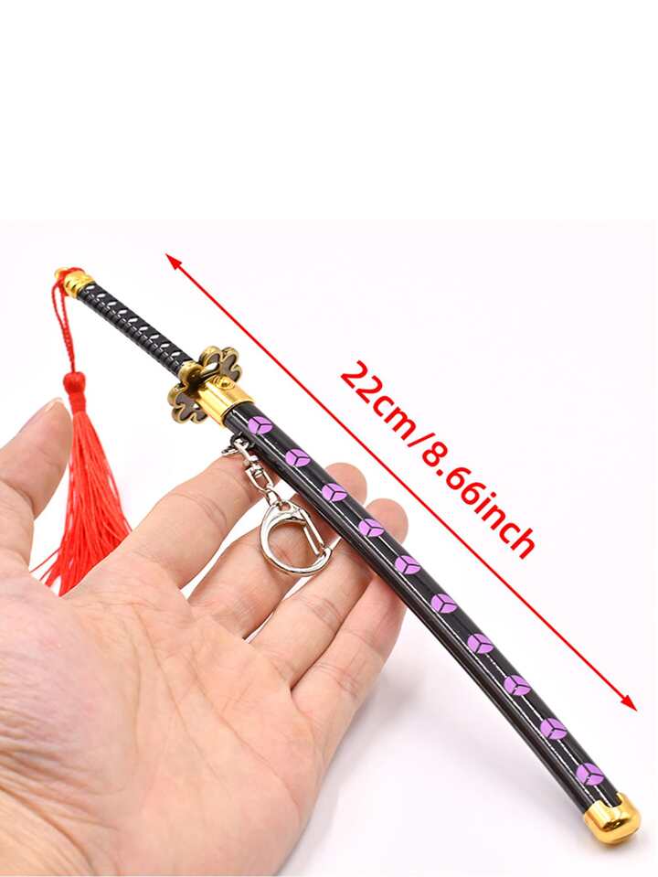 Pack of 3 medium Button size mix katana keychain 25cm ( eff price - 145 )